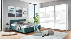 Polsterbetten|Betten>ruf Designbett grün