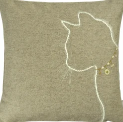 Sander Kissenhülle beige^ Tischtextilien