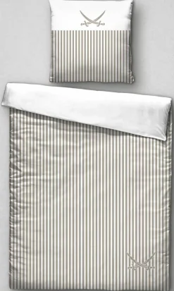 Satin>Sansibar Satin-Bettwäsche braun