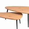 2-Satztisch braun^ Couch- & Beistelltische