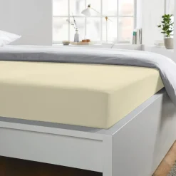 schlafgut Linon-Haustuch beige^ Bettlaken