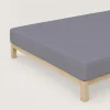 schlafgut Premium-Spannbettlaken grau^ Bettlaken