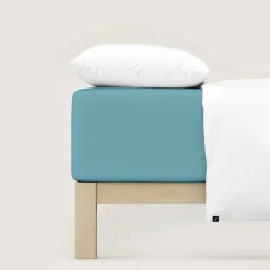 schlafgut Pure-Boxspring-Spannbettlaken grün^ Bettlaken