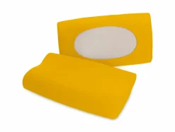 Kopfkissen|Jersey>schlafgut Pure-flexible-Kissenbezug gelb