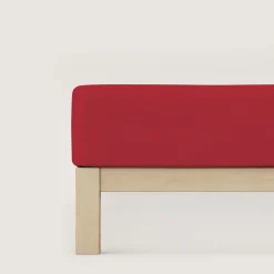 schlafgut Pure-Spannbettlaken rot^ Bettlaken
