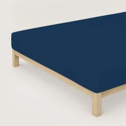 schlafgut Pure-Spannbettlaken blau^ Bettlaken