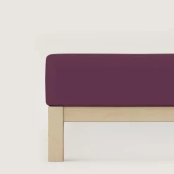 schlafgut Pure-Spannbettlaken violett^ Bettlaken