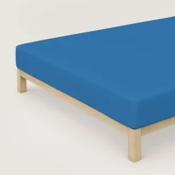schlafgut Pure-Spannbettlaken blau^ Bettlaken