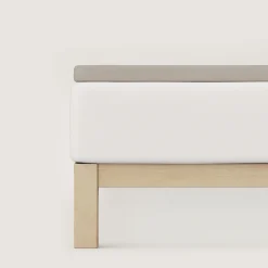 Bettlaken>schlafgut Pure-Topper-Spannbettlaken braun