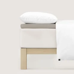 schlafgut Pure-Topper-Spannbettlaken braun^ Bettlaken