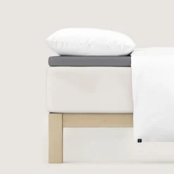 schlafgut Pure-Topper-Spannbettlaken grau^ Bettlaken