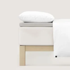 schlafgut Pure-Topper-Spannbettlaken grau^ Bettlaken