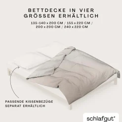 Satin|Bettbezüge>schlafgut WOVEN-FADE-Bettbezug weißbeige