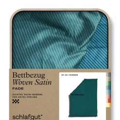 schlafgut WOVEN-FADE-Bettbezug blau^ Satin|Bettbezüge