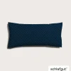 schlafgut WOVEN-FADE-Kissenbezug blauschwarz^ Kopfkissenbezüge|Satin