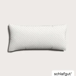 schlafgut WOVEN-FADE-Kissenbezug weißbeige^ Kopfkissenbezüge|Satin