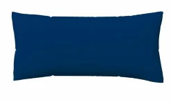 schlafgut WOVEN-SATIN-Kissenbezug blau^ Kopfkissenbezüge|Satin