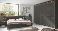 Schlafzimmer grau^ Schlafzimmer-Sets