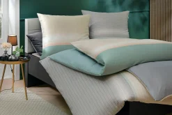 Satin>SCHÖNER WOHNEN Bettwäsche beige