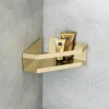 Badzubehör|Badaccessoires>SCHÖNER WOHNEN Eckablage goldfarben