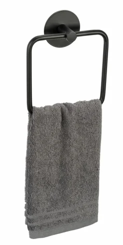 SCHÖNER WOHNEN .Handtuchring schwarz^ Badzubehör|Badaccessoires