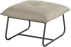 SCHÖNER WOHNEN Hocker schwarzbeige^ Loungehocker