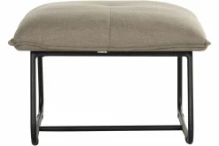 SCHÖNER WOHNEN Hocker schwarzbeige^ Loungehocker