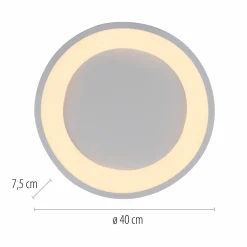 Deckenleuchten>SCHÖNER WOHNEN LED-Deckenleuchte 1flg weiß