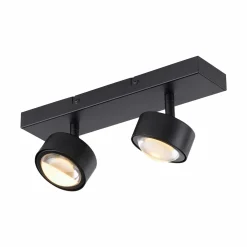 SCHÖNER WOHNEN LED-Deckenleuchte 2flg schwarz^ Deckenleuchten|Spots