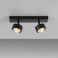 SCHÖNER WOHNEN LED-Deckenleuchte 2flg schwarz^ Deckenleuchten|Spots