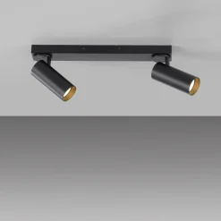 SCHÖNER WOHNEN LED-Deckenleuchte 2flg schwarz^ Deckenleuchten|Spots