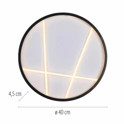 SCHÖNER WOHNEN LED-Deckenleuchte 1flg schwarz^ Deckenleuchten
