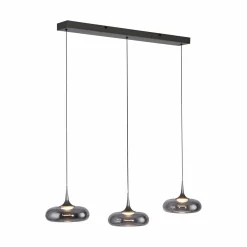 SCHÖNER WOHNEN LED-Pendelleuchte 3flg grau^ Pendelleuchten