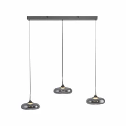 SCHÖNER WOHNEN LED-Pendelleuchte 3flg grau^ Pendelleuchten