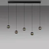 SCHÖNER WOHNEN LED-Pendelleuchte 5flg schwarz^ Pendelleuchten