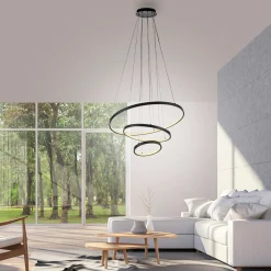 SCHÖNER WOHNEN LED-Pendelleuchte 1flg schwarz^ Pendelleuchten