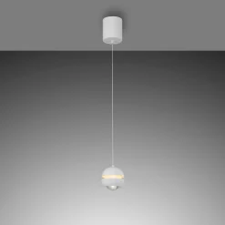 SCHÖNER WOHNEN LED-Pendelleuchte 1flg weiß^ Pendelleuchten