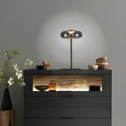 SCHÖNER WOHNEN LED-Tischleuchte 1flg grau^ Tischleuchten