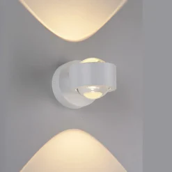 Wandleuchten>SCHÖNER WOHNEN LED-Wandleuchte 2flg weiß