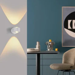 Wandleuchten>SCHÖNER WOHNEN LED-Wandleuchte 2flg weiß