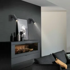 SCHÖNER WOHNEN LED-Wand-u. Deckenleuchte 1flg schwarz^ Deckenleuchten|Spots