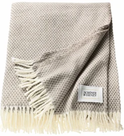 SCHÖNER WOHNEN Plaid beige^ Wohndecken
