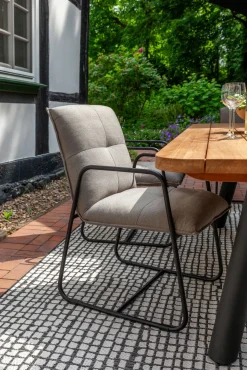 SCHÖNER WOHNEN Stuhl beigeschwarz^ Gartensessel