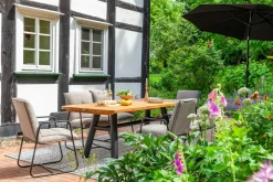 SCHÖNER WOHNEN Stuhl beigeschwarz^ Gartensessel