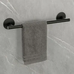 SCHÖNER WOHNEN SW Badetuchstange Uno 40cm schwarz^ Badzubehör|Badaccessoires
