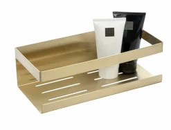 Badzubehör|Badaccessoires>SCHÖNER WOHNEN Wandablage goldfarben