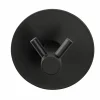 Badzubehör|Badaccessoires>SCHÖNER WOHNEN Wandhaken Duo schwarz