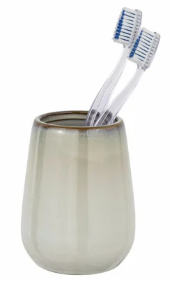 Badzubehör|Badaccessoires>SCHÖNER WOHNEN Zahnputzbecher beige