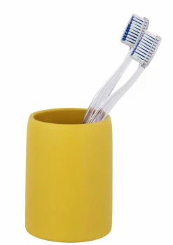 SCHÖNER WOHNEN Zahnputzbecher gelb^ Badzubehör|Badaccessoires