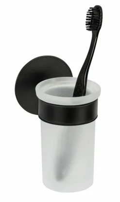 SCHÖNER WOHNEN Zahnputzbecher schwarz^ Badzubehör|Badaccessoires